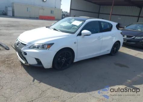 2015 Lexus Ct 200H из США, поврежденный, VIN JTHKD5BHXF2249690